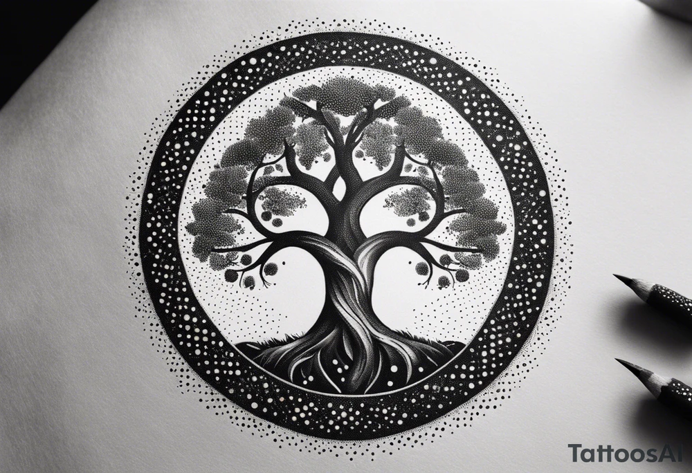tree of life tattoo idea