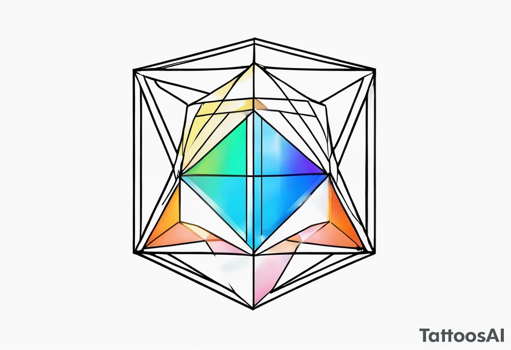 Tesseract 4d tattoo idea