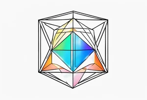 Tesseract 4d tattoo idea
