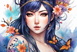 Hinata and hanabi tattoo idea