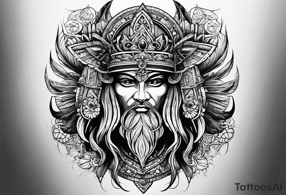Quiero diseños para todo el brazo con tema egipcio entre dioses tattoo idea
