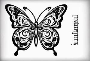 Trauma PTSD butterfly. 1.9.2023 I chose to live. tattoo idea