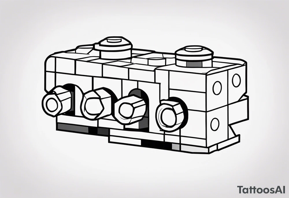 Lego tattoo idea