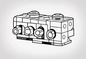 Lego tattoo idea
