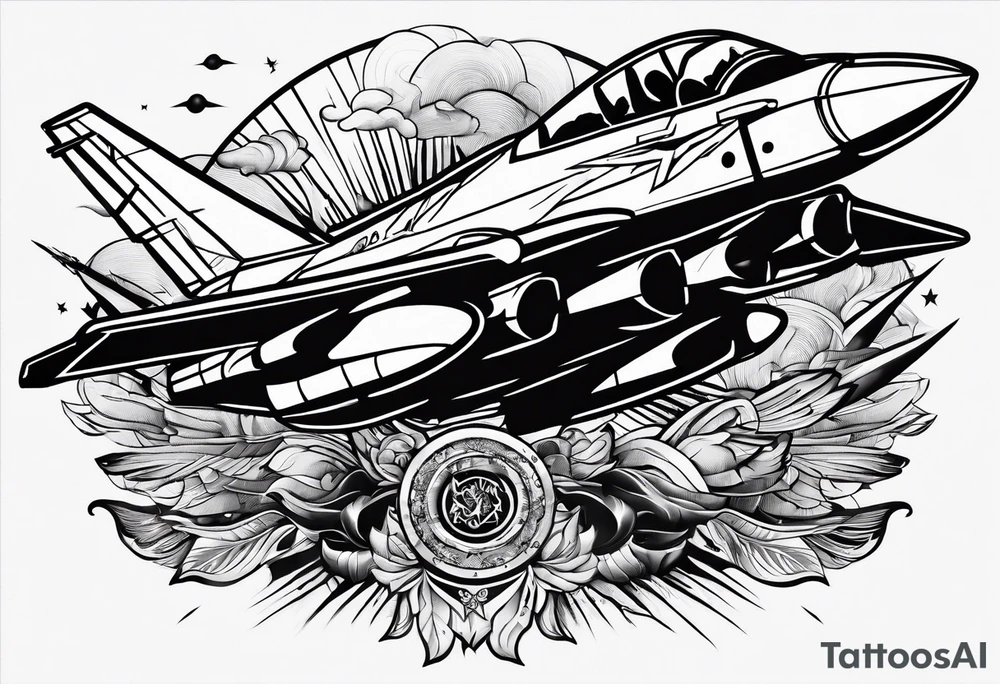 air strike tattoo idea