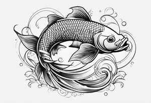 koi carp tattoo idea