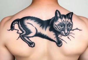 Black Cat tattoo idea