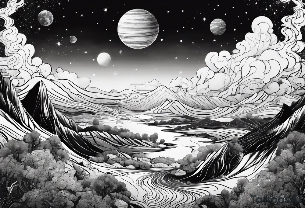 A new planet where people can be themselves, without racism tattoo idea