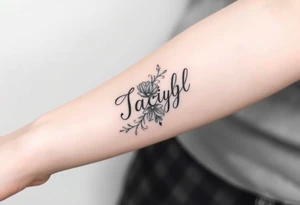 Tattoo ideas with the name Jacob, braiylin, and hunters tattoo idea