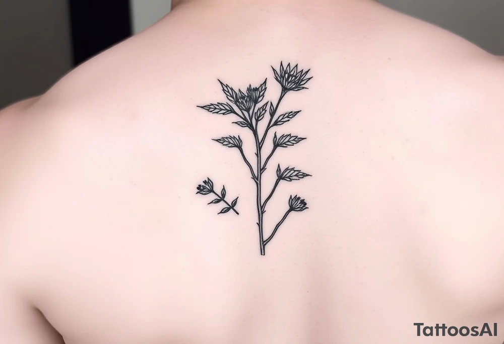 stinging nettle tattoo idea