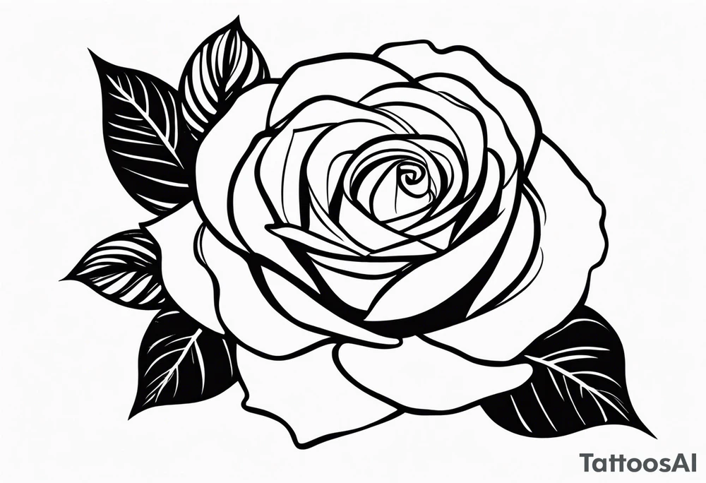 rose tattoo idea