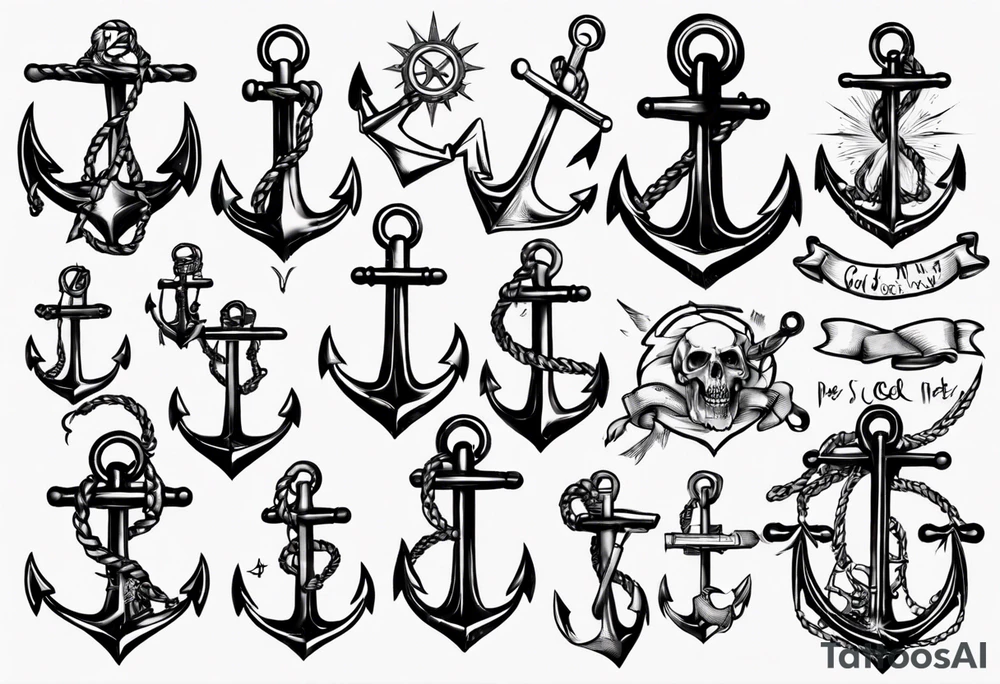 God is my anchor tattoo idea