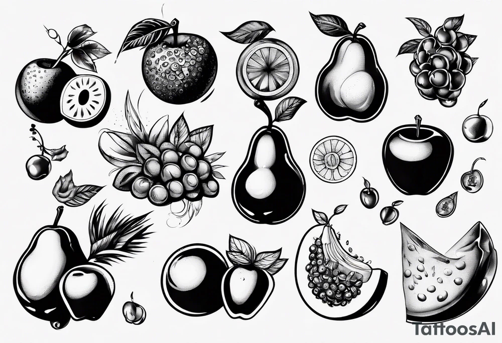 Fruits tattoo idea