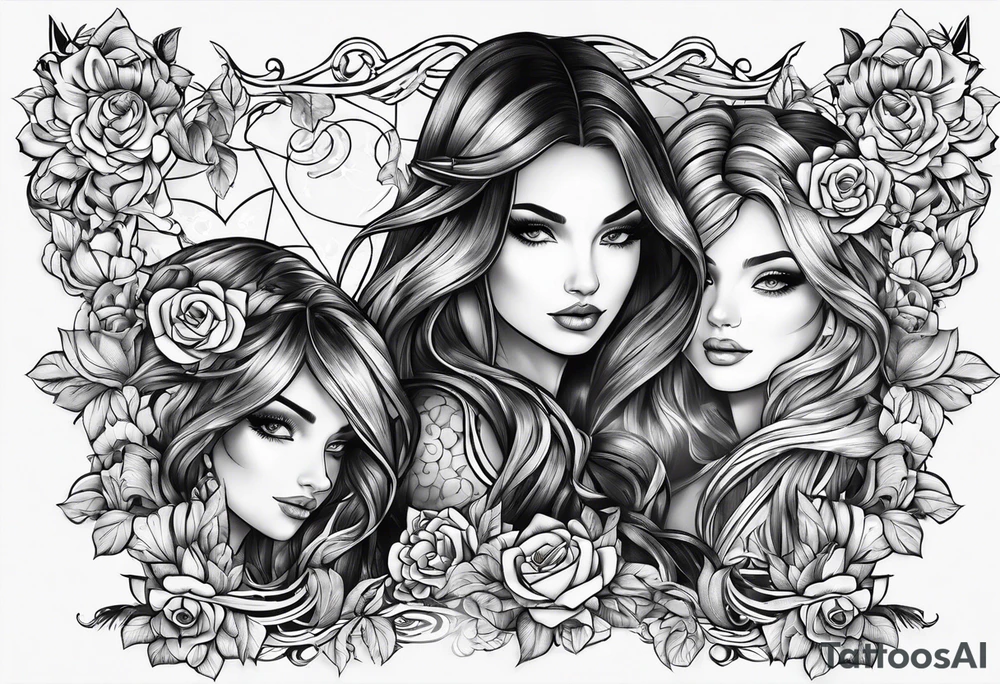 Love for my daughters tattoo idea
