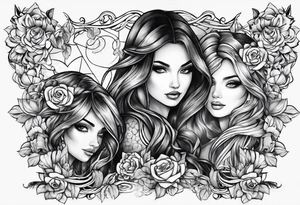Love for my daughters tattoo idea