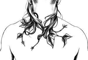 Poison ivy from batman comic style sketch tattoo tattoo idea