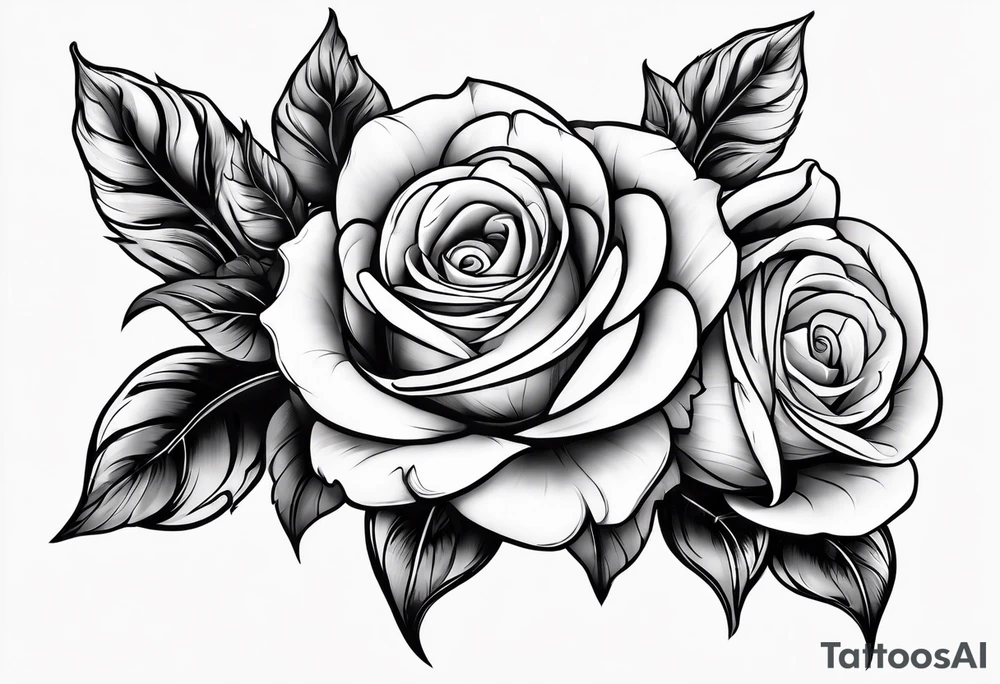 Three roses tattoo idea