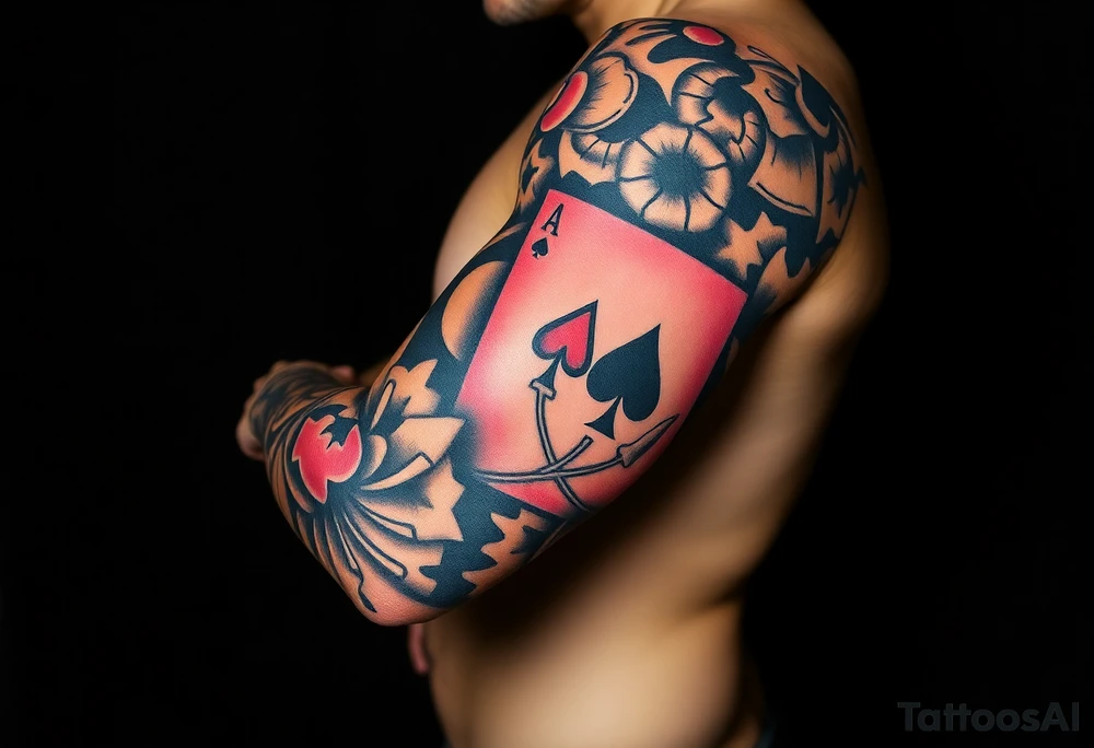 poker tattoo idea