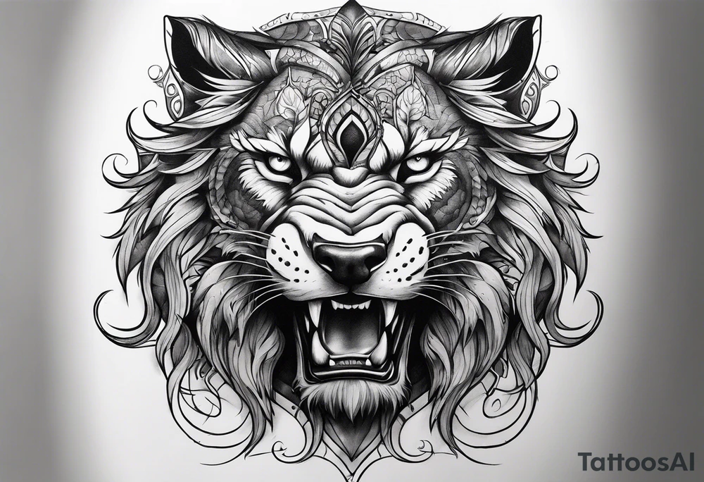 Beast within tattoo idea