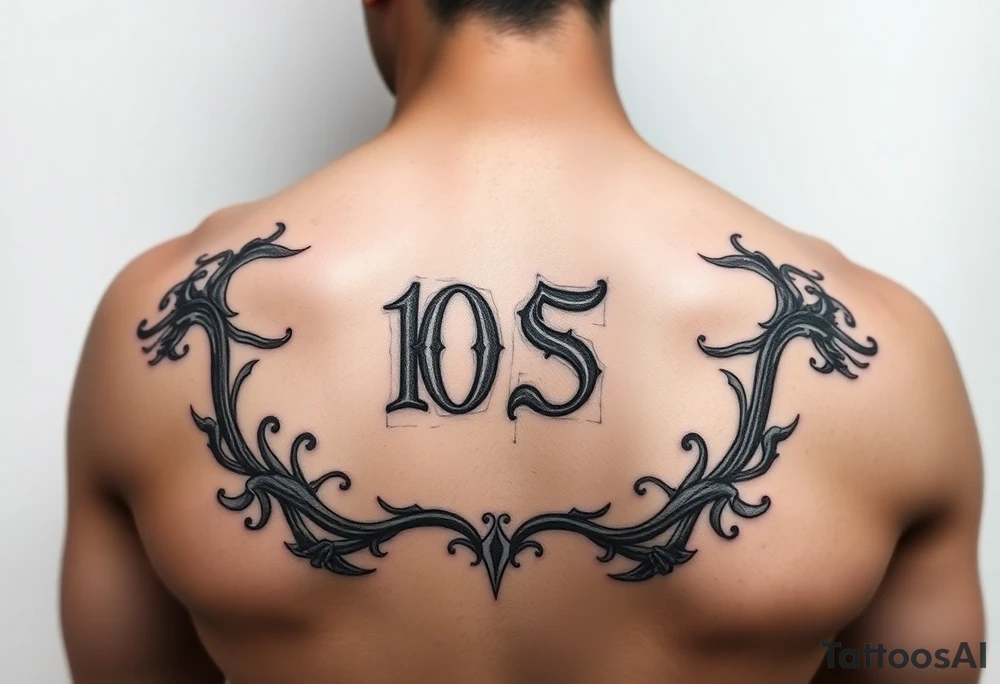 Date of birth rumour number tattoo idea