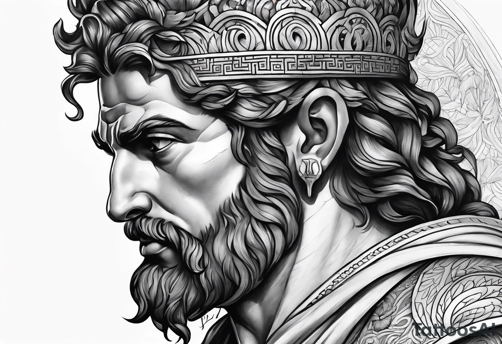 greek god tattoo idea