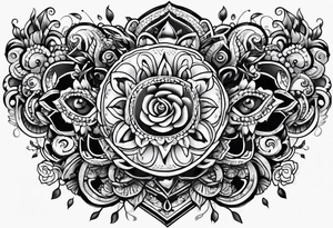 Rock a billy tattoo idea