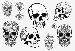 skull tattoo idea