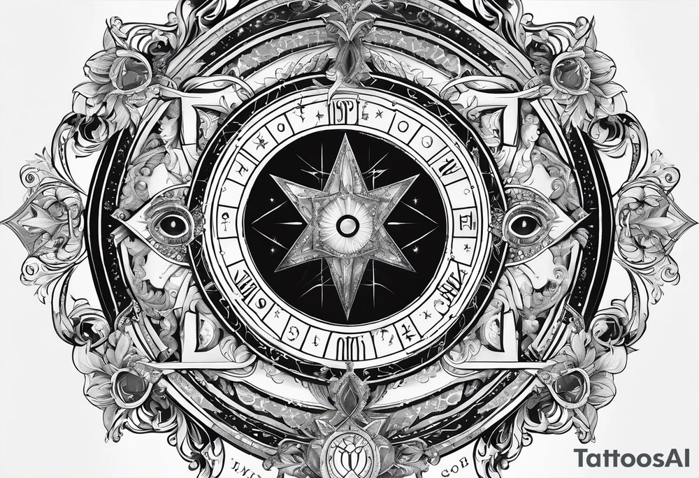 Astrology, Gemini, Natal Chart, angelic, soul mates, vision, armband tattoo idea