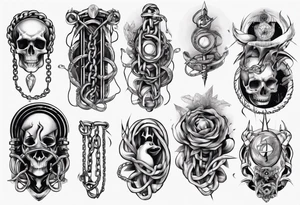 Chains tattoo idea