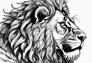 New school Scottish lion rampant with gadsden snake tattoo idea