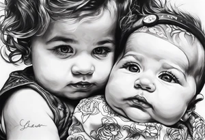 Trenton green-blaker and Brittany underhill baby would look like? tattoo idea