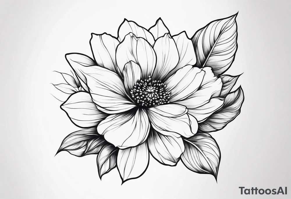 Realistic flower full sleeve tattoo idea