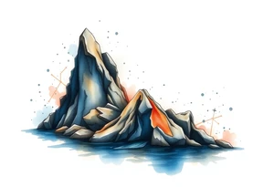 water-demo rise up out of the river. tattoo idea