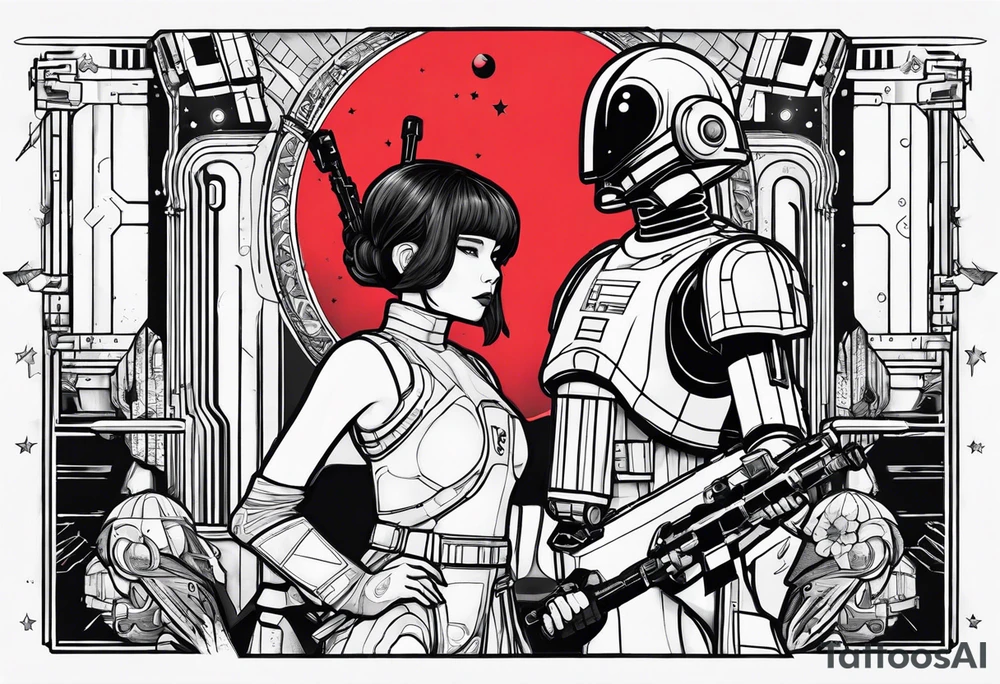 Love, Death & Robots, star wars tattoo idea