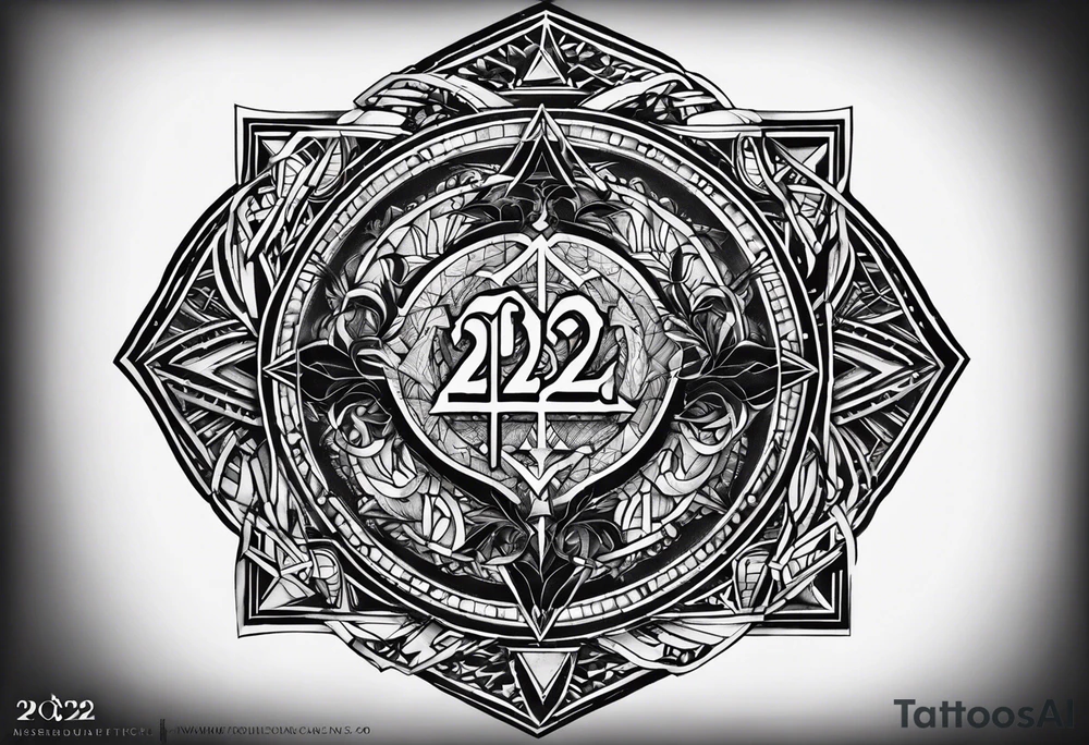 a simple small tattoo about surrendering, relinquishing control, and accepting destiny/fate. somehow this tattoo also incorporates the number 222 or three separate 2s into it tattoo idea