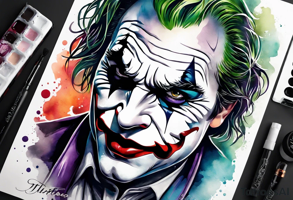 Joker 
Sleeve tattoo idea