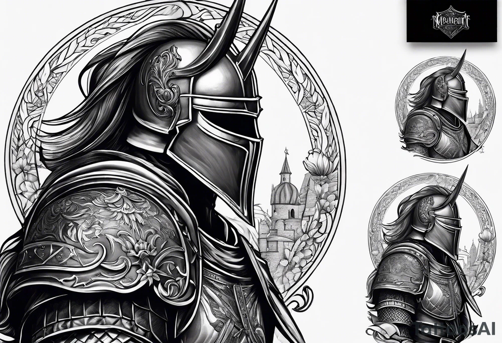 knight tattoo idea