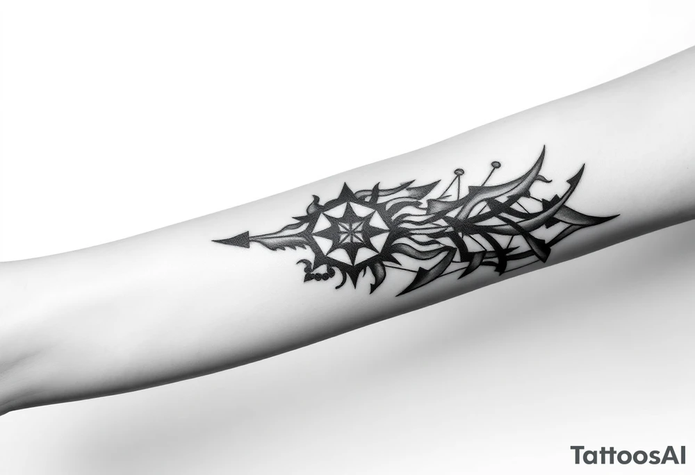 Chosen 1 on forearm tattoo idea