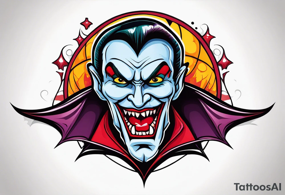 Vampire forearm tattoo design tattoo idea