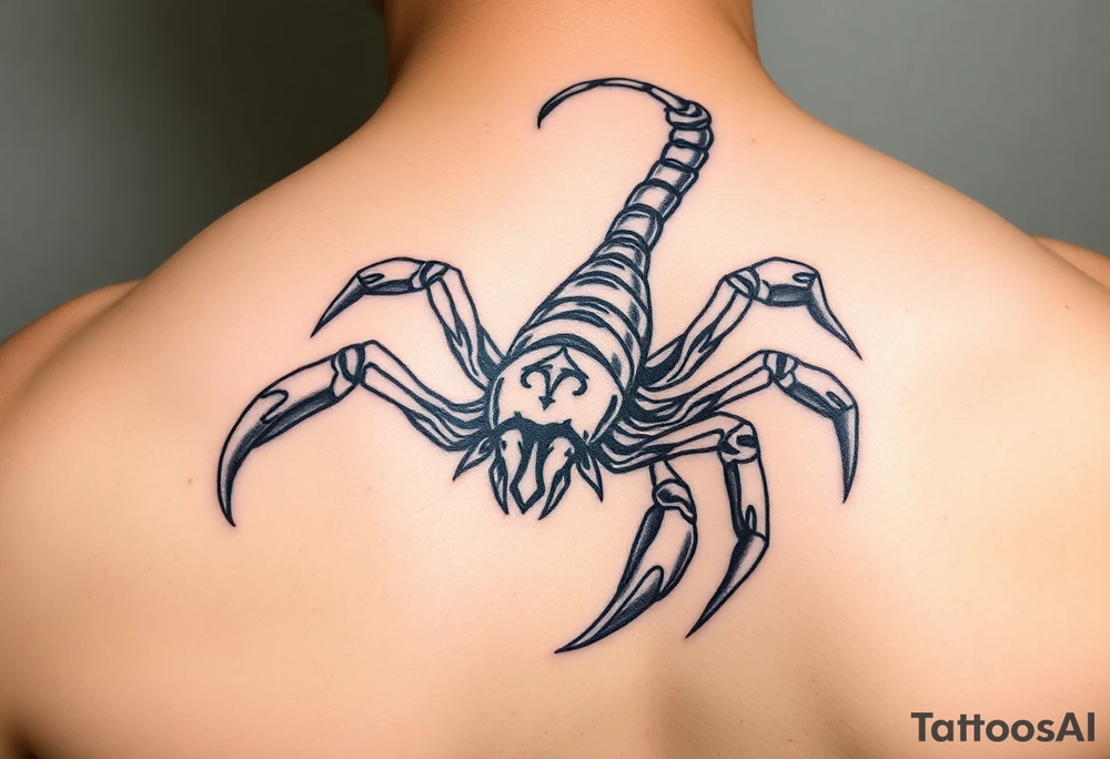 A mysterious scorpion tattoo idea