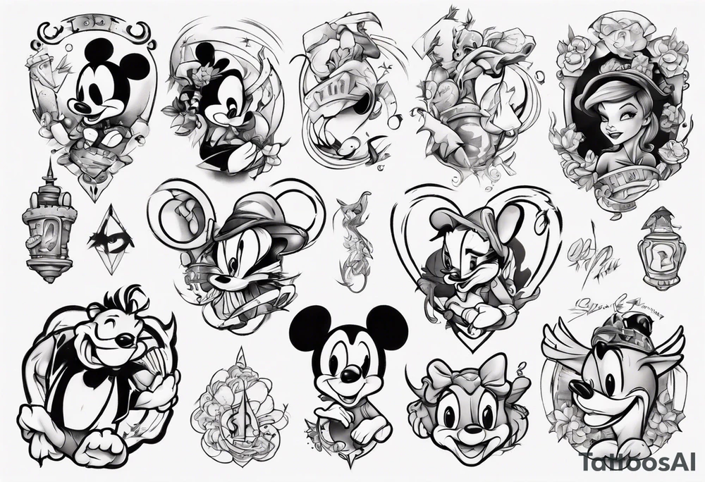 disney tattoo idea
