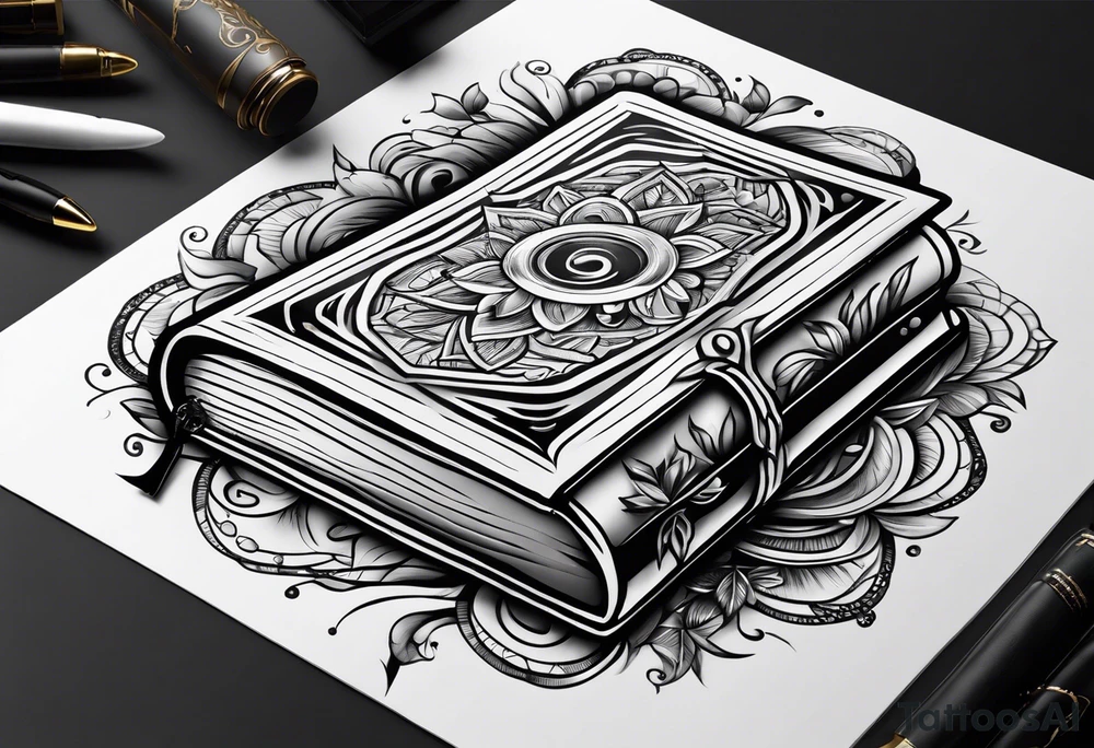 Open Book tattoo idea
