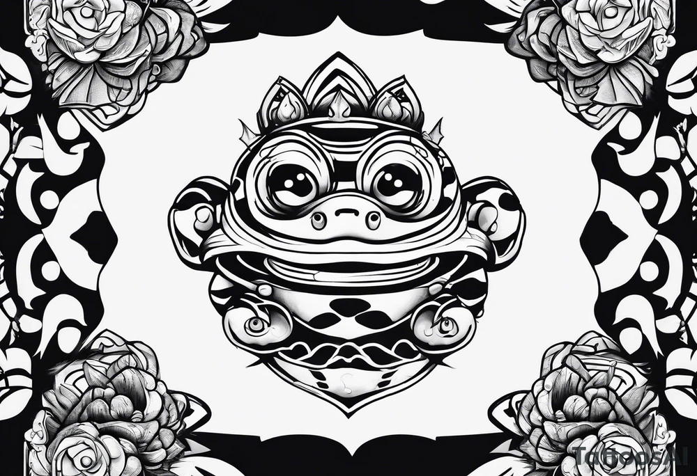 Jiraiya Naruto Gamakichi toad tattoo idea