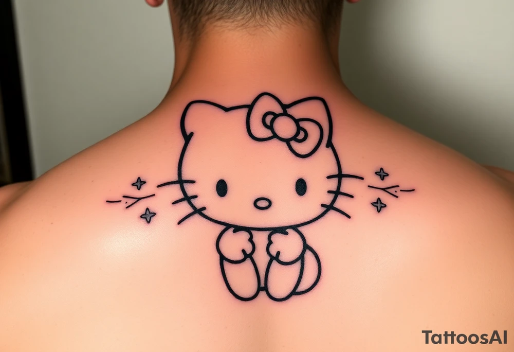 Hello kitty as tinkerbell Sally tattoo idea