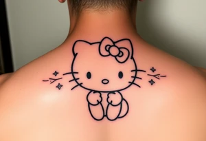 Hello kitty as tinkerbell Sally tattoo idea