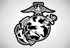 US MARINES tattoo idea