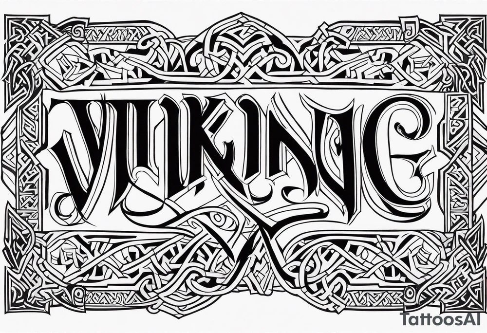 Viking tattoo idea