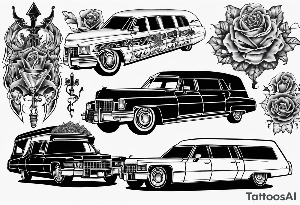 1973 Cadillac hearse
L tattoo idea