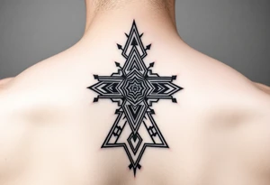 Pre-Colombian art neck tribal geometric tattoo tattoo idea