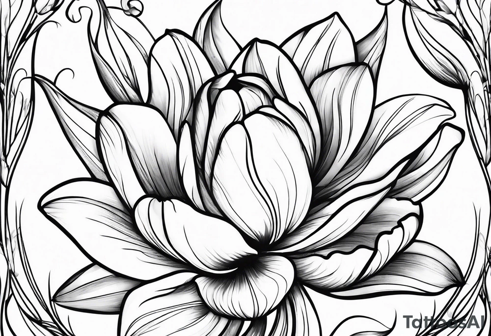 tulips tattoo idea